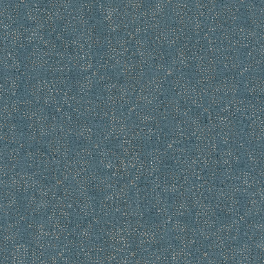 A.S. Création Vliestapete Ethnic Origin in Blau/Metallic