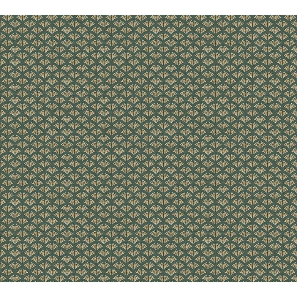 A.S. Création Vliestapete Trendwall matt Grün glänzend Gold Mustertapete
