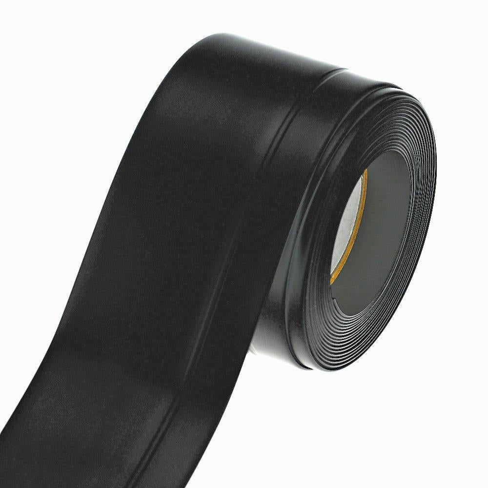 mako Weich-Sockelleiste selbstklebend, 45 x 15 mm, schwarz, 5 m