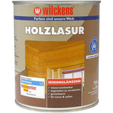 Wilckens Holzlasur LF seidenglänzend, Anthrazitgrau, 750 ml