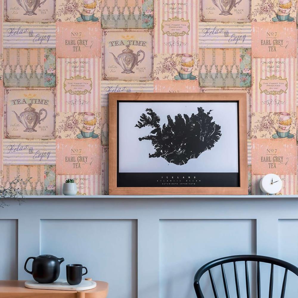 A.S. Création Küchentapete Pink Cream Motivtapete Landhausstil Modern