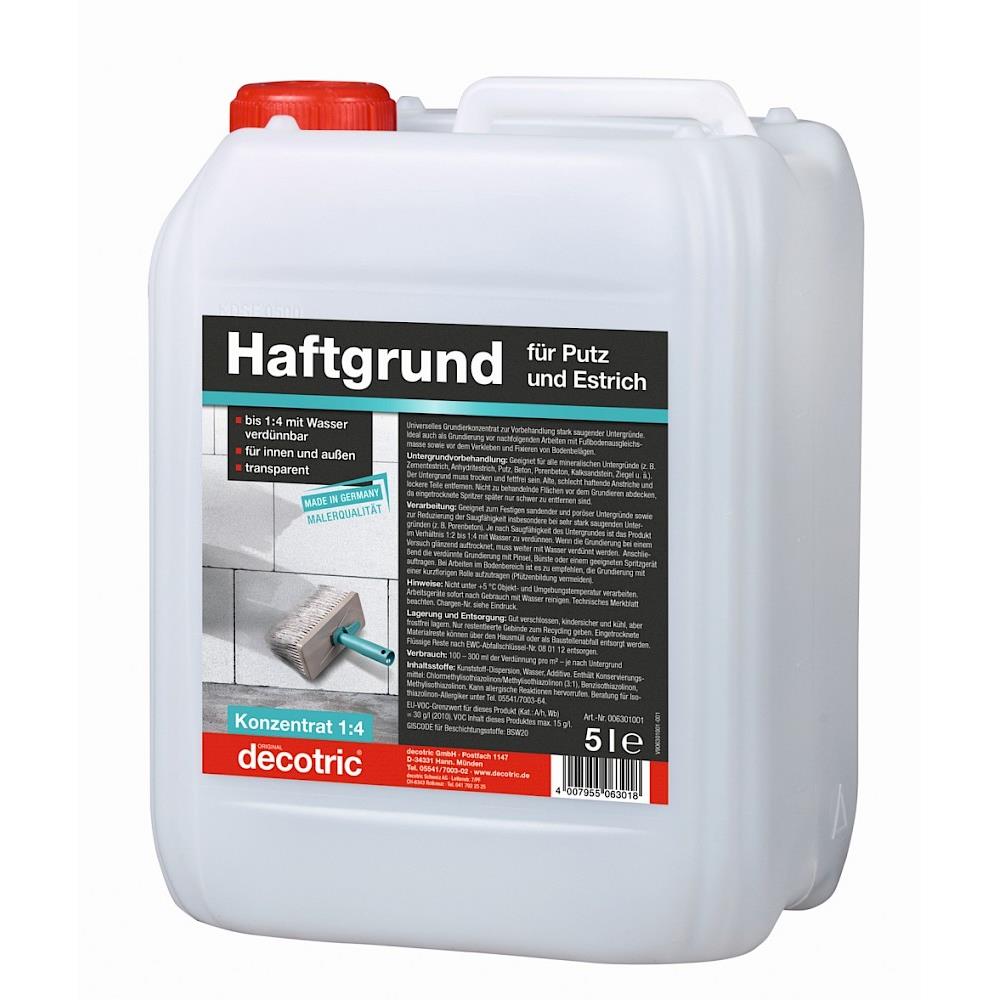 decotric Haftgrund für Putz und Estrich 5 Liter