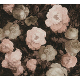 A.S. Création Vliestapete History of Art Floral Rose Dunkelgrau Mustertapete