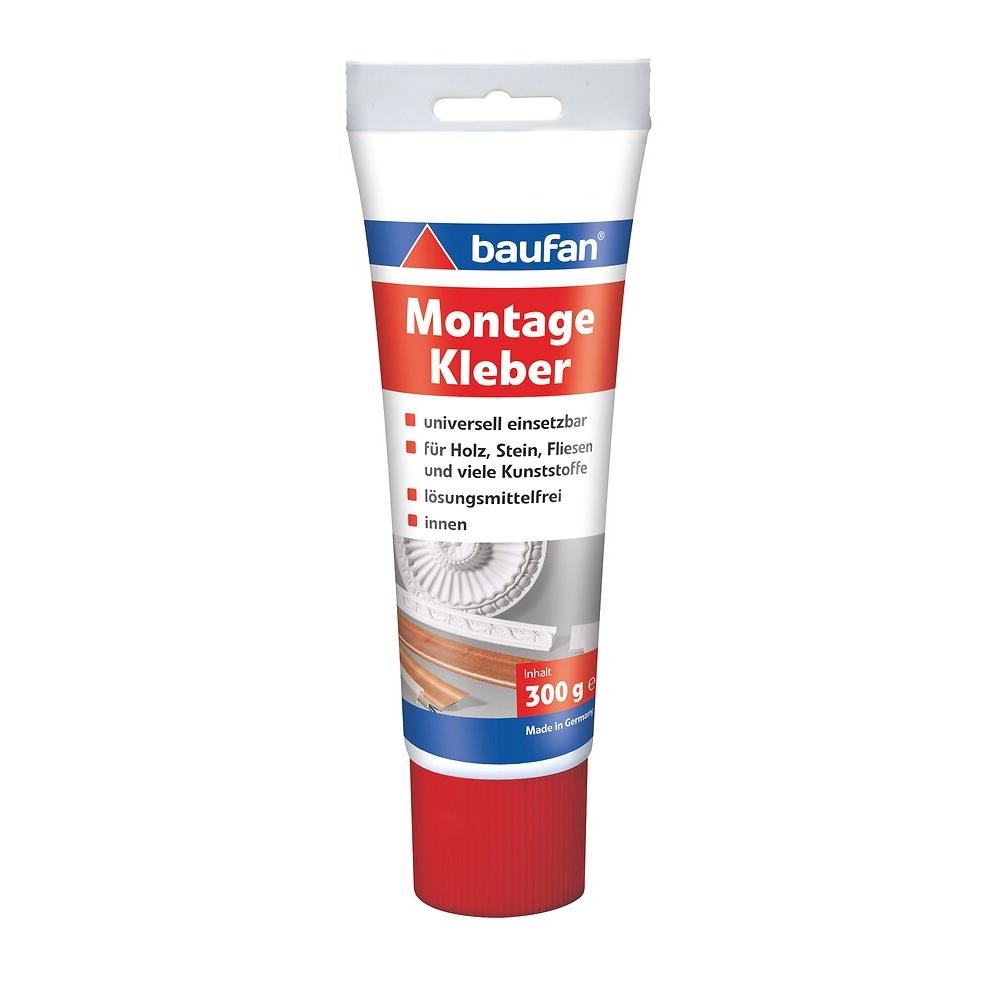 baufan Montagekleber 300 g Klebstoff Innen Holzkleber Fliesenkleber