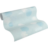A.S. Création Vliestapete Life 4 floral Blau Metallic und Weiß Tapete Mustertapete