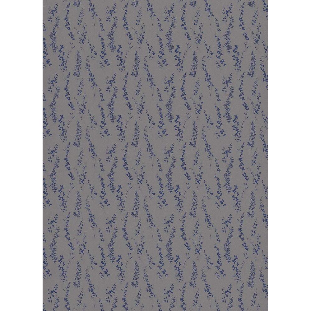 Erismann Vliestapete "Darling" Blau, Silbergrau, mit filigranem Blumen Design