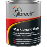 Albrecht Markierungsfarbe verkehrsweiß 750ml Parkplatzfarbe Industriemarkierung