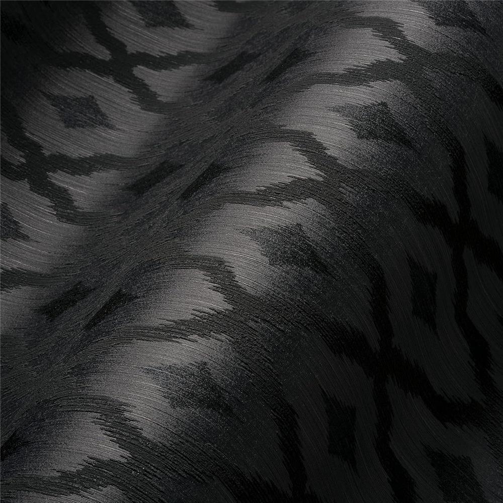 Architects Paper Textiltapete mit grafischen Ornamenten Grau