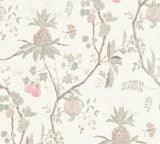 Livingwalls Vliestapete Paradise Garden in Dschungel Optik in Braun Beige Rot