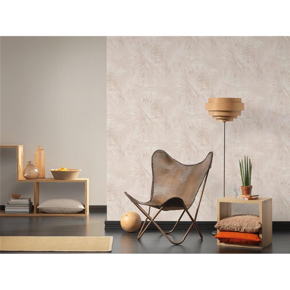 Livingwalls Vliestapete Einfarbig Hygge beige