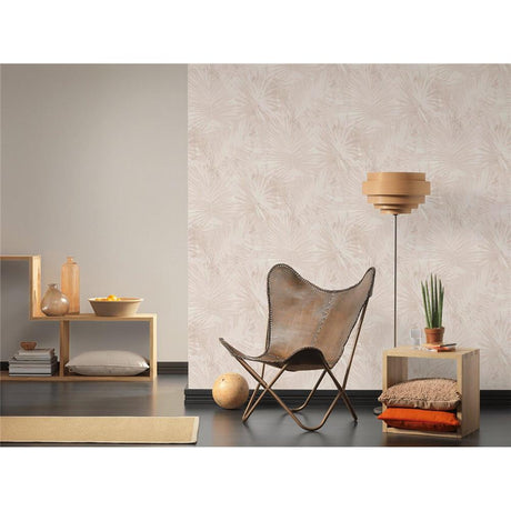 Livingwalls Vliestapete Einfarbig Hygge beige