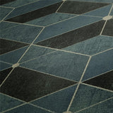 Livingwalls 3D Optik Tapete Dunkelgrün Mustertapete Vliestapete