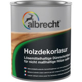 Albrecht Holzdekorlasur Teak 750 ml Holzlasur Lasur