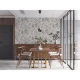 A.S. Création Vliestapete Mustertapete Blumentapete My Home My Spa Grau