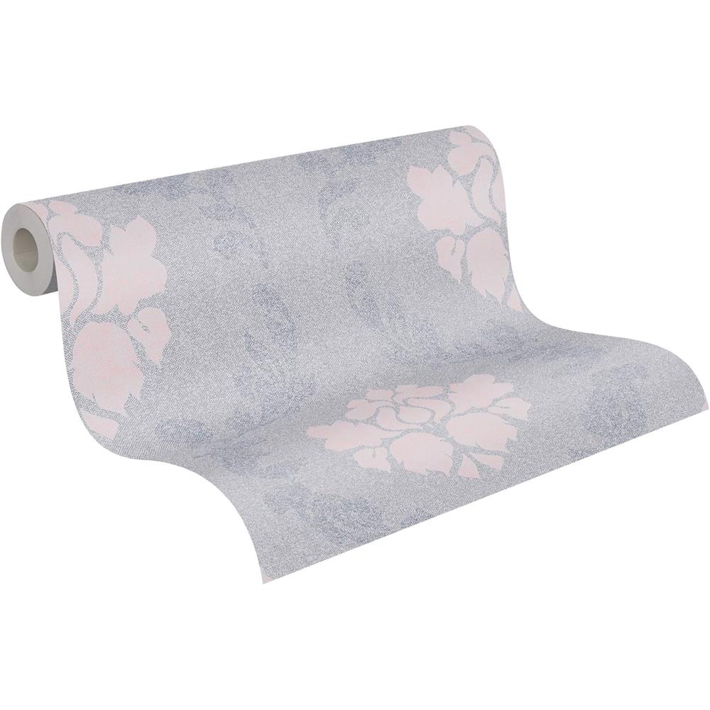 A.S. Création New Elegance Barock Tapete grau rosa Vliestapete Mustertapete