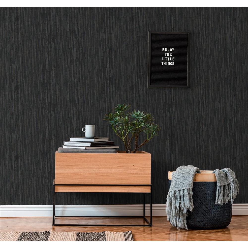 Architects Paper Tapete Schwarz Gold mit Glitzer- und Glanzeffekt Mustertapete Vliestapete