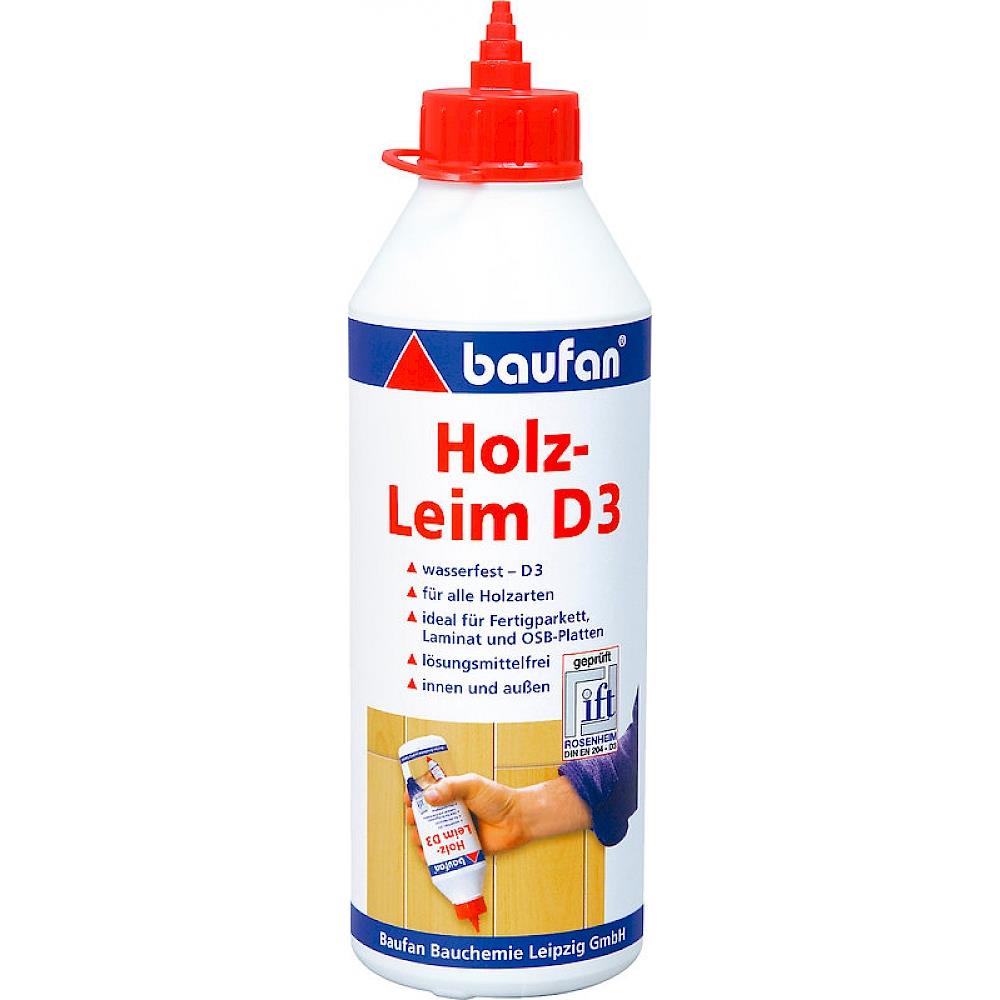 baufan Holz-Leim wasserfest D3 500g Holzleim Holzkleber