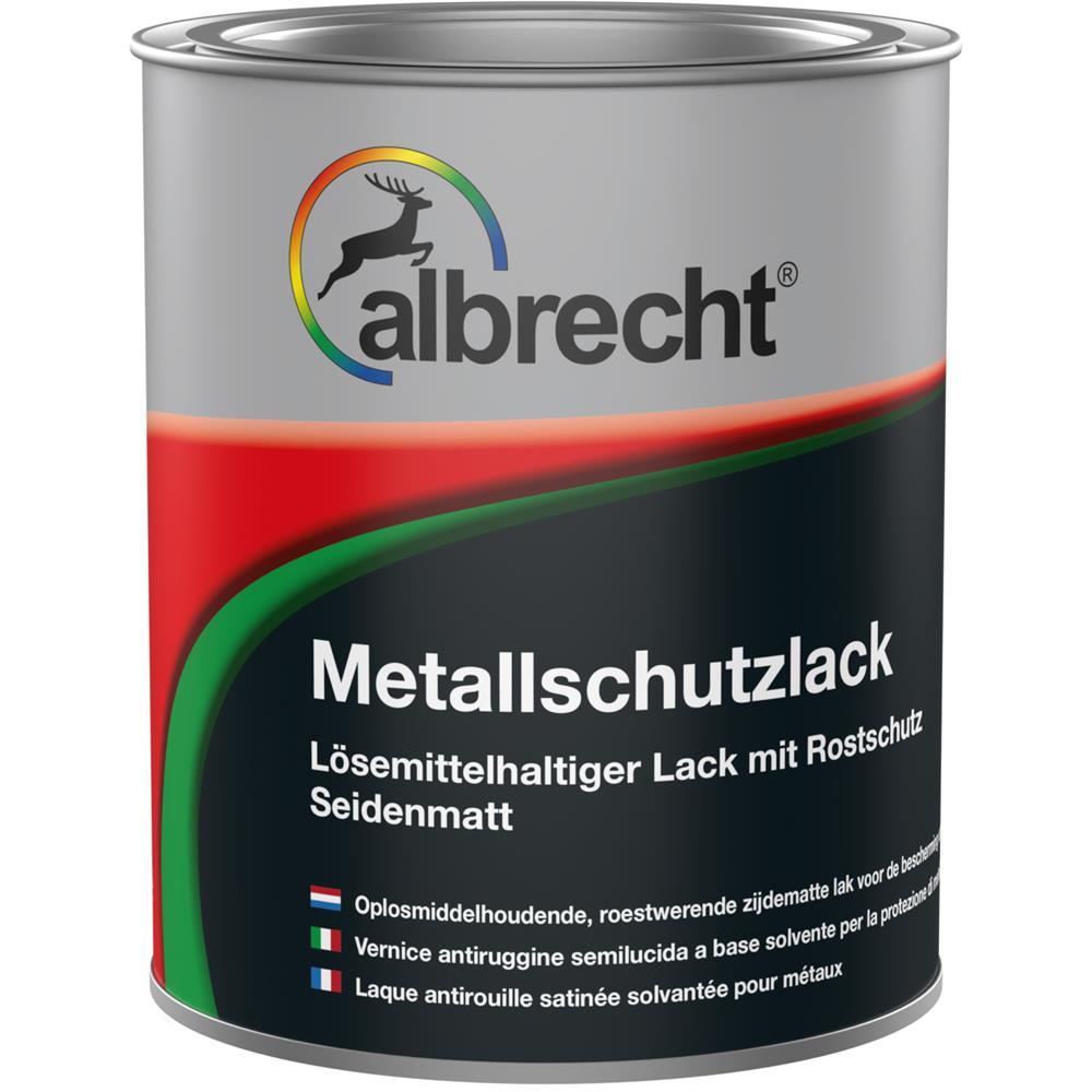 Albrecht Metalllack 750ml schwarz seidenmatt