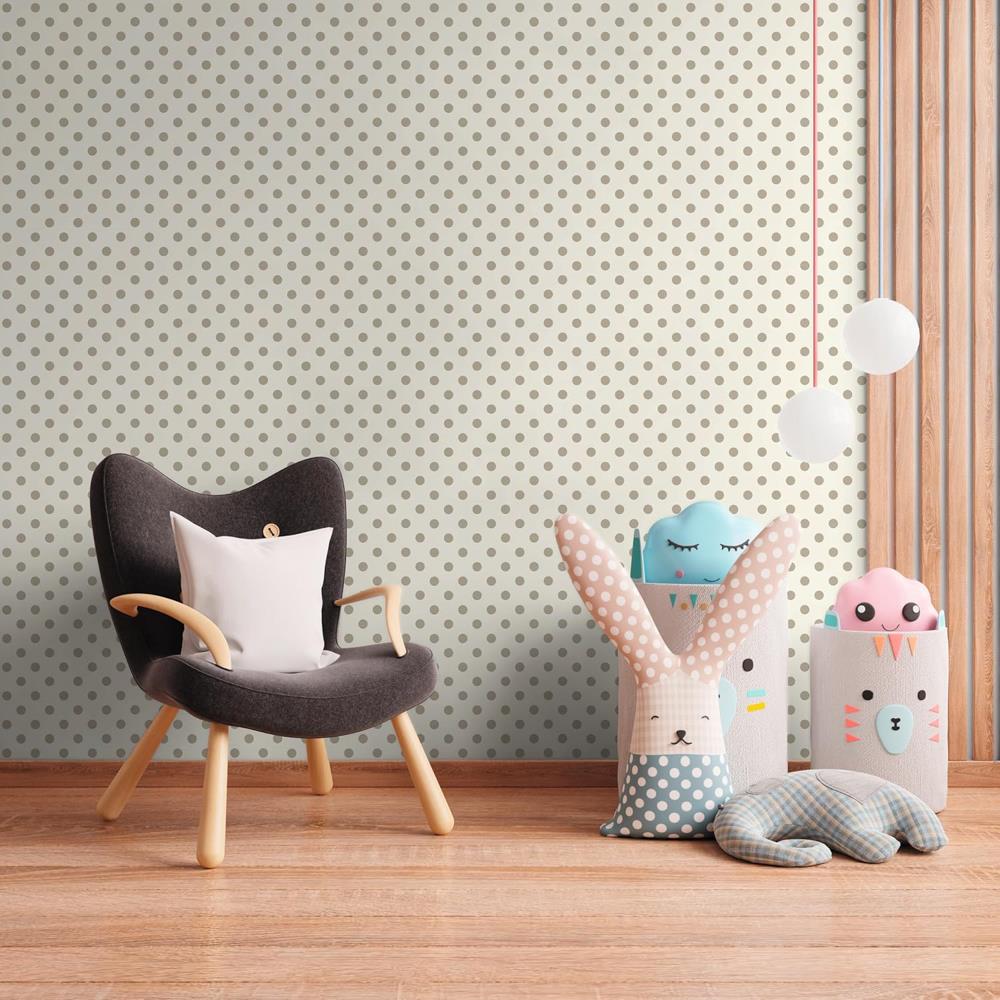 A.S. Création Vliestapete gepunktet Tapete Beige Mustertapete