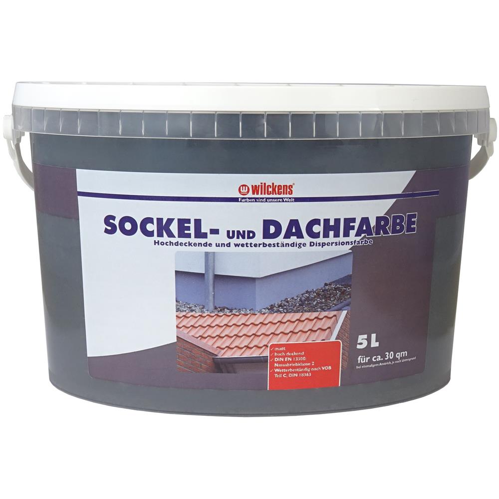 Wilckens Sockel- & Dachfarbe Anthrazit matt 5 Liter Sockelfarbe