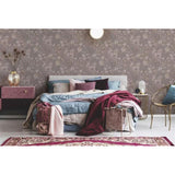 Tapete Rosen Mustertapete Vintage Zartrosa 10,05x1,06m Motivtapete Fototapete