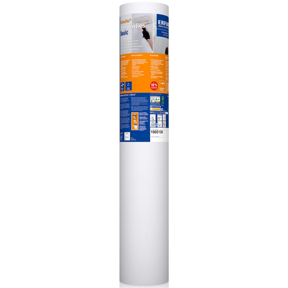 ERFURT KlimaTec Thermovlies Basic 10,00 x 0,75 m für 7,5 m² - 1 Rolle