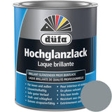 Düfa Hochglanzlack RAL 7001 Silbergrau 750 ml grau hochglänzend Lack