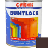 Wilckens Buntlack seidenglänzend, Schokoladenbraun (RAL 8017), 750ml