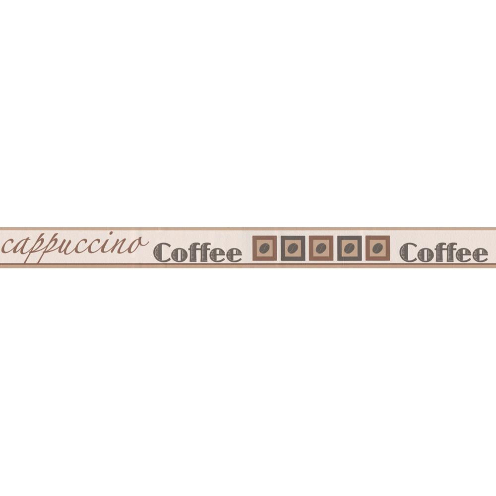 A.S. Creation Only Borders Bordüre Coffee Beige/Braun selbstklebend