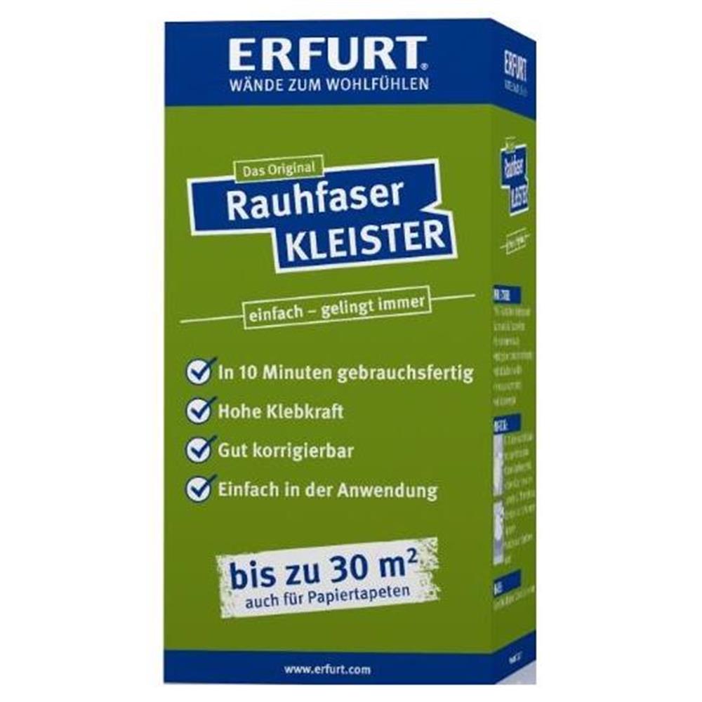 ERFURT Rauhfaser Kleister, 200 g, Tapetenkleister für bis zu 30 m² (ca. 3 Rollen)