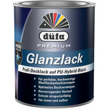 düfa Premium Glanzlack MILK 750 ml Weiß/Creme Lack Buntlack glänzend