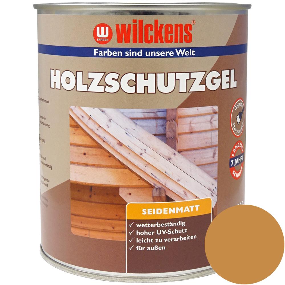 Wilckens Holzschutzgel seidenmatt, Eiche, 750 ml
