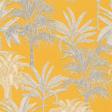 Michalsky Living Vliestapete Tropical Tale gelb Mustertapete Palmen Tapete