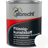 Albrecht Flüssigkunststoff Kunststoff Flüssig Bodenbeschichtung Weiß 750 ml