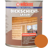 Wilckens Dickschichtlasur seidenglänzend, Teak, 750 ml