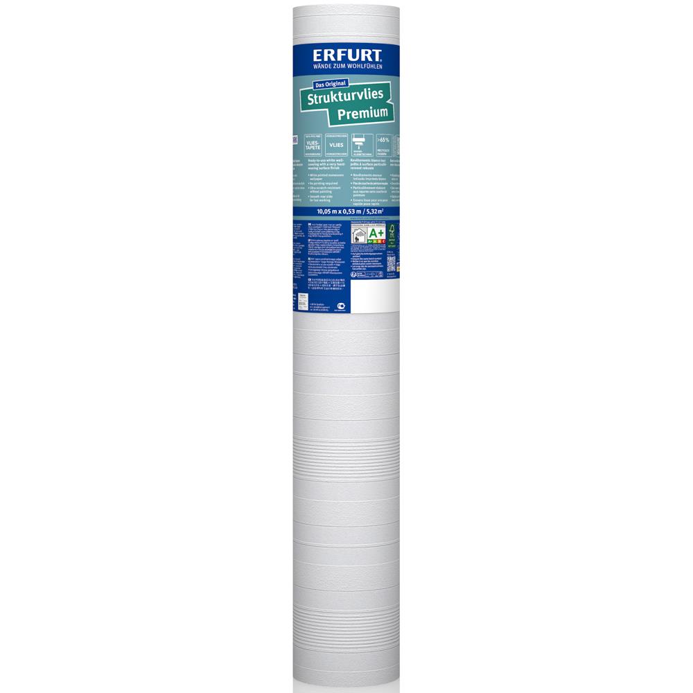 ERFURT STRUKTURVLIES PREMIUM 501 Vliestapete 10,05 x 0,53 m - 6 Rollen