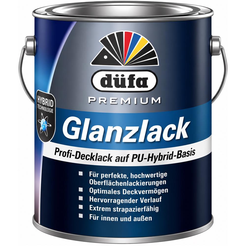 Düfa Premium Glanzlack CHALKY 2,5 l Hellbeige Lack Buntlack glänzend