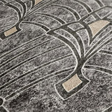 Livingwalls Tapete Mata Hari Mustertapete Vliestapete Art Déco schwarz grau beige