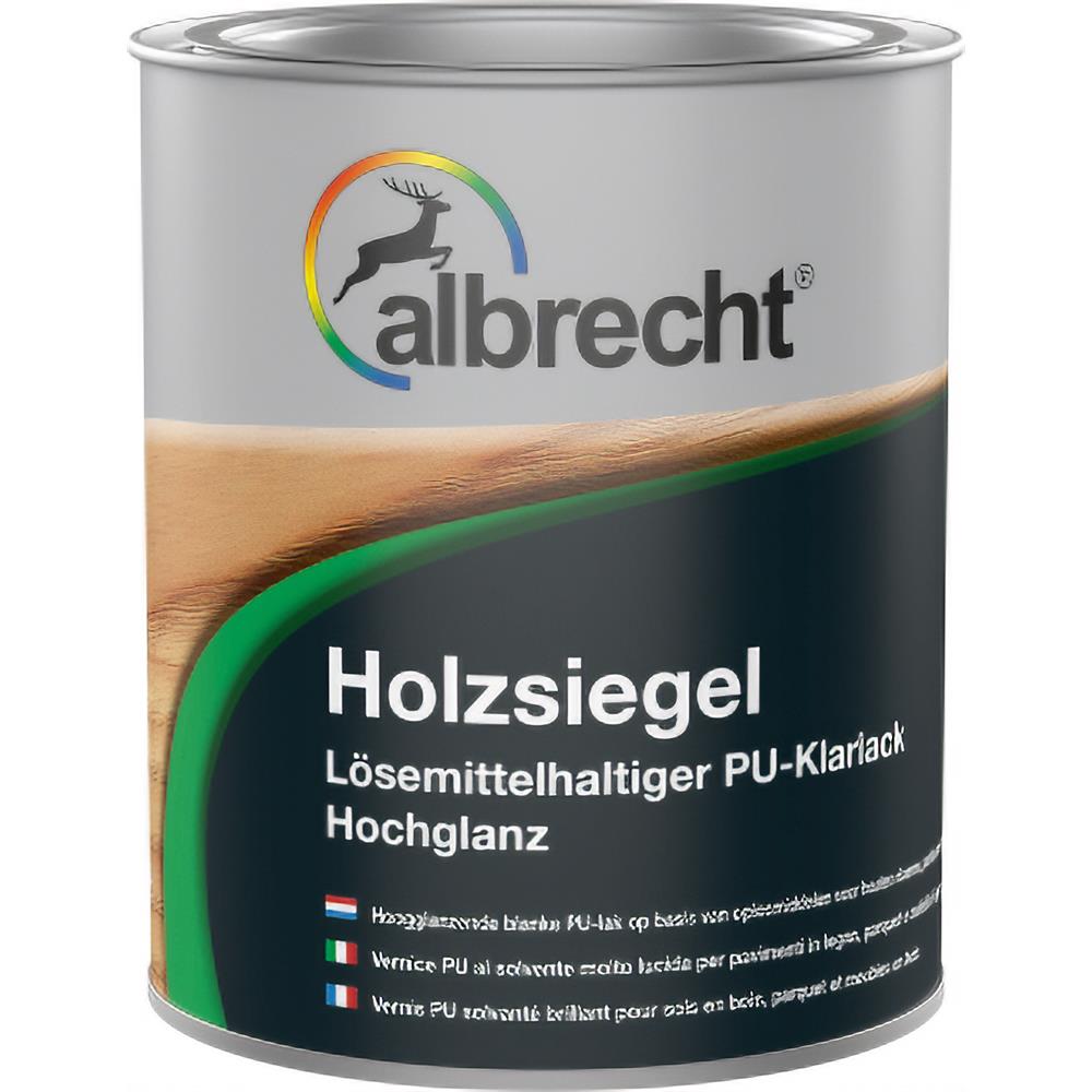 Albrecht Lack Holzlack Holzsiegel hochglanz Holzschutz Farblos 750ml