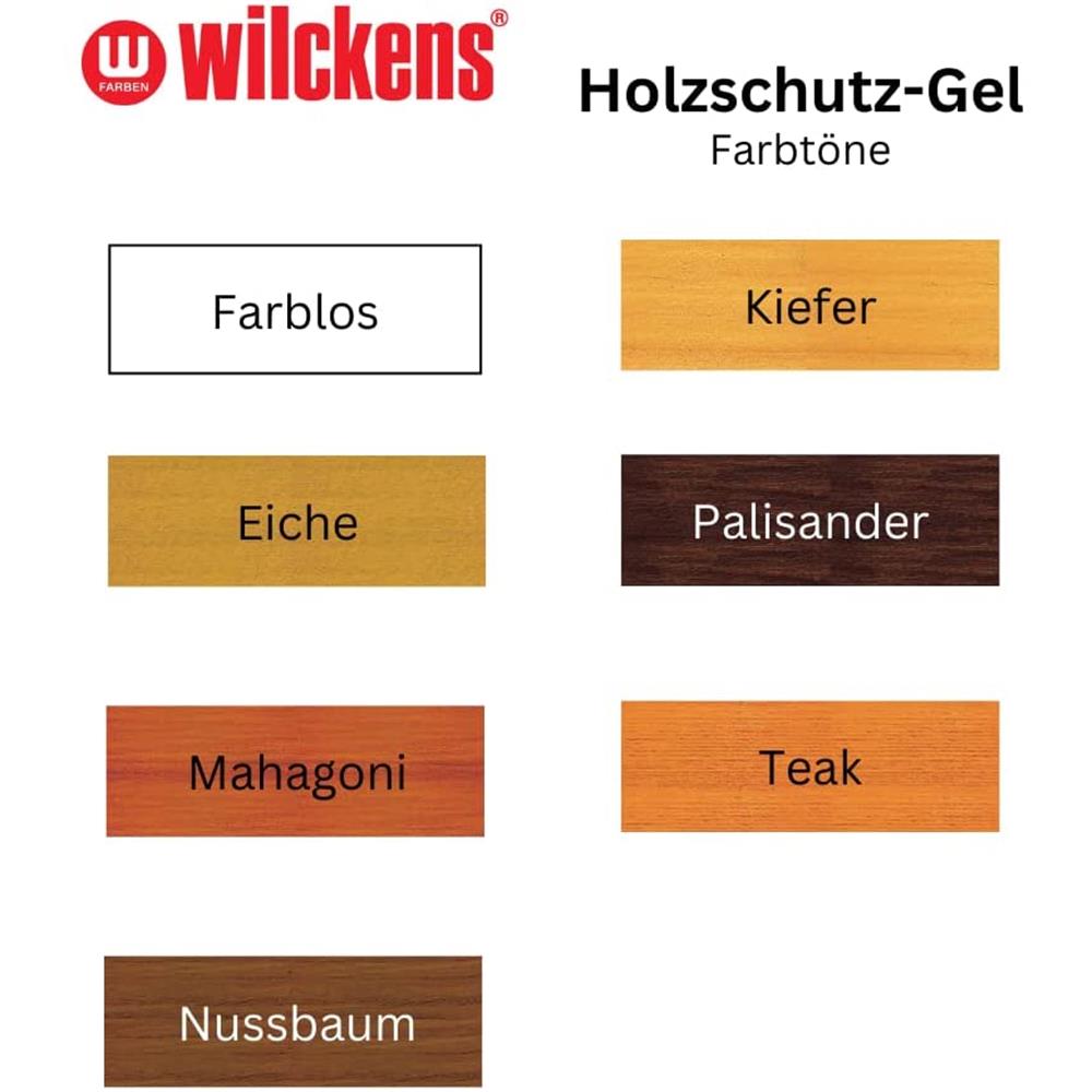 Wilckens Holzschutzgel Mahagoni, seidenmatt 750 ml