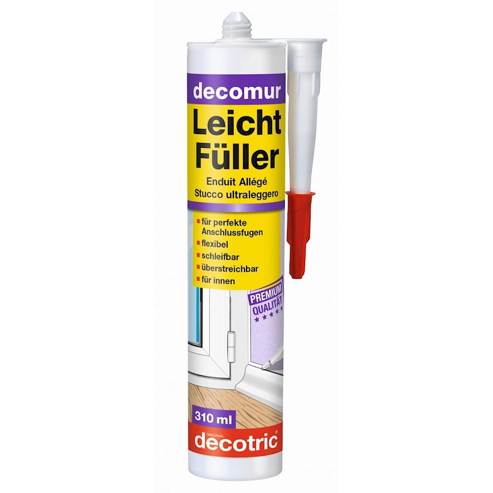 decomur Leichtfüller, 310 ml, Kartusche, weiß
