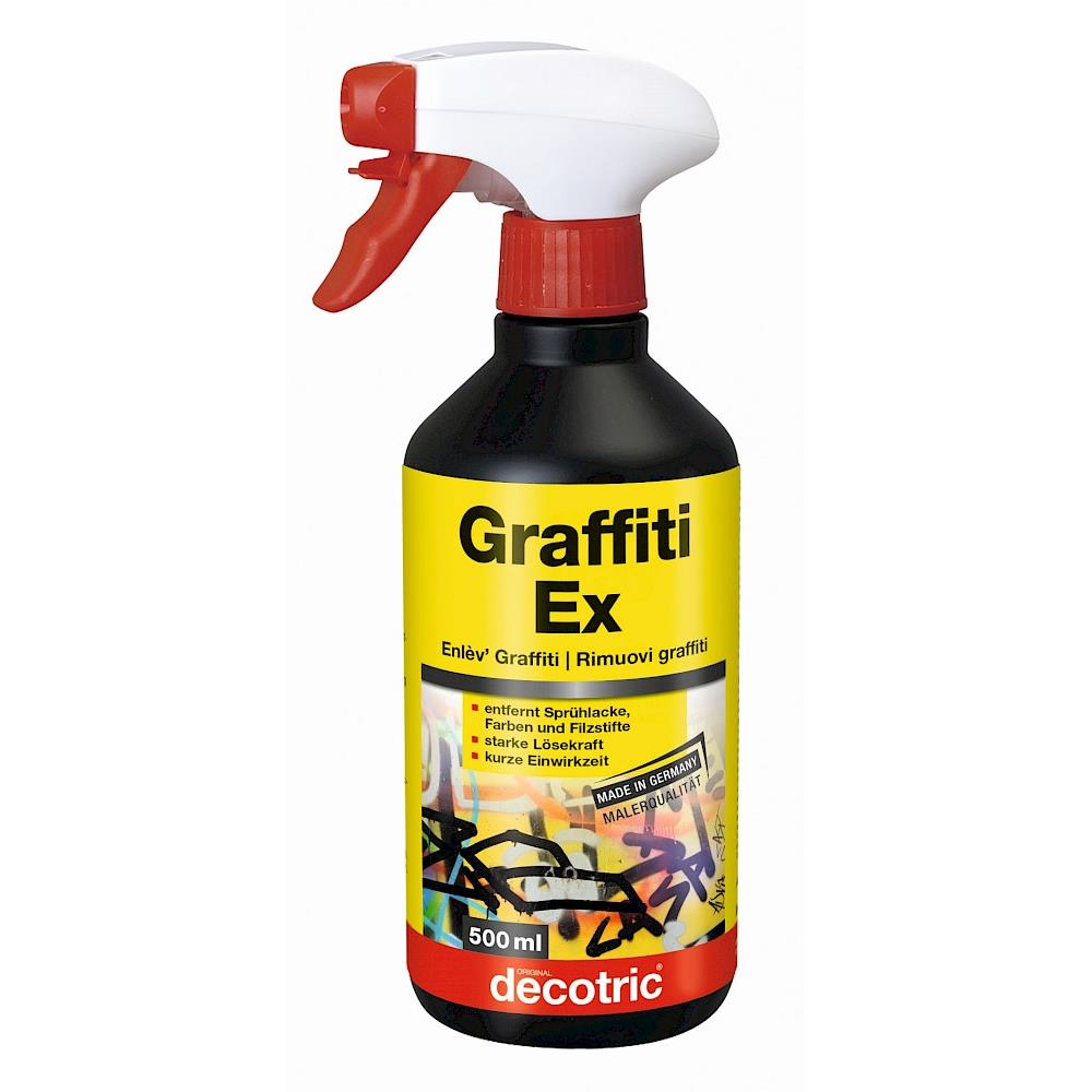 decotric Graffiti EX 500 ml Sprühflasche 2 Stück - Biozidprodukte vorsichtig verwenden.