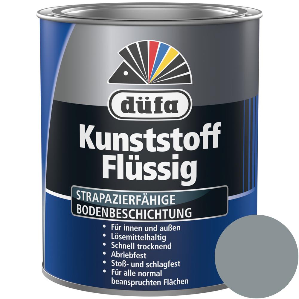 Düfa Kunststoff Flüssig RAL 7001 Silbergrau 750 ml Flüssigkunststoff Matt