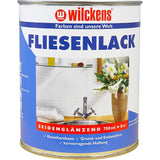 Wilckens Fliesenlack, Weiß seidenglänzend, 750 ml