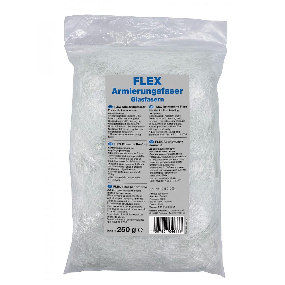 Pufas FLEX Armierungsfaser, 250g, für Fußbodenausgleichsmasse