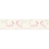 A.S. Création Boys & Girls Bordüre Einhorn Gelb/Rosa selbstklebend