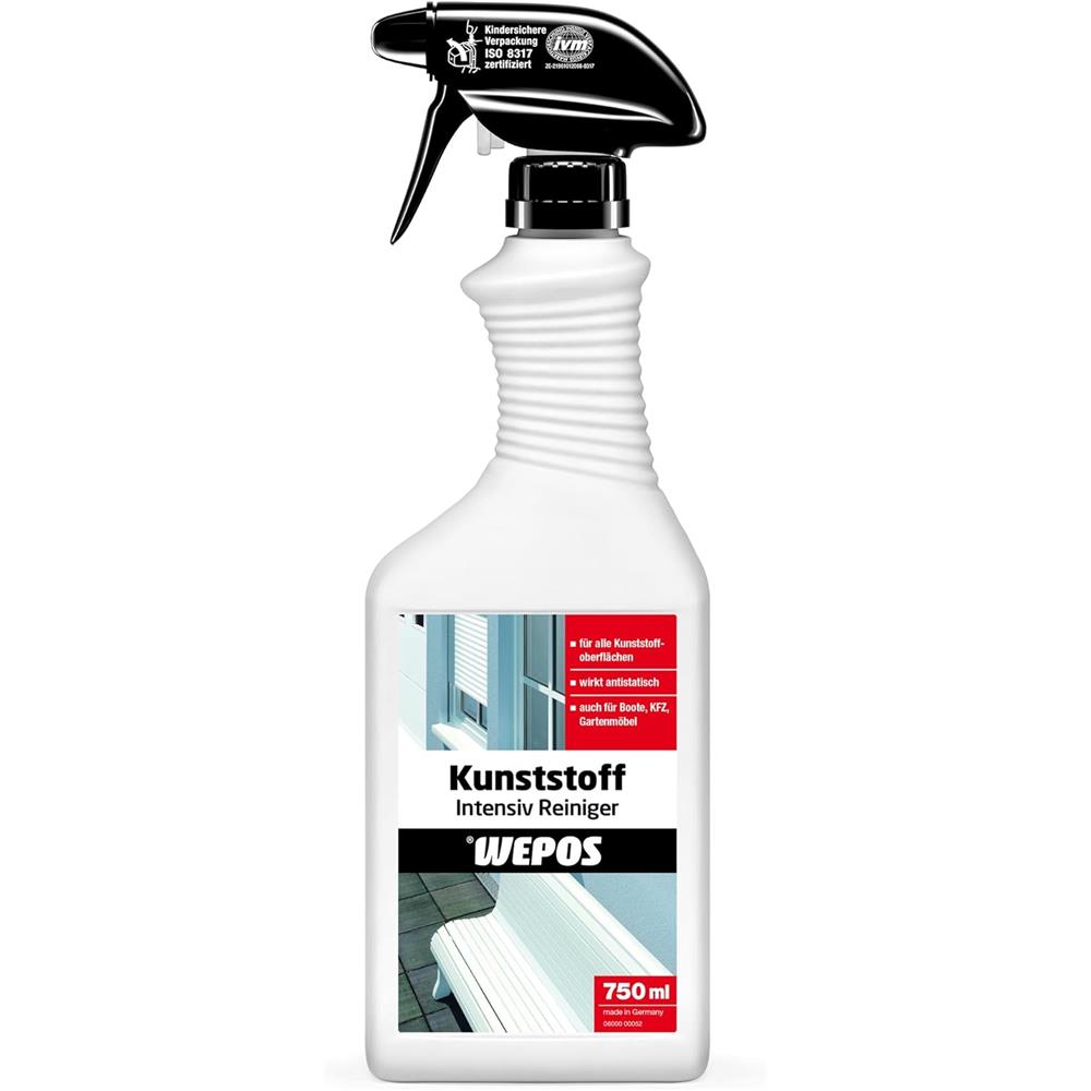 Wepos Kunststoff Reiniger, 750 ml Spezialreiniger