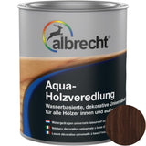 Albrecht Aqua-Holzveredlung palisander 750 ml Universallasur Holzlasur Schutzlasur