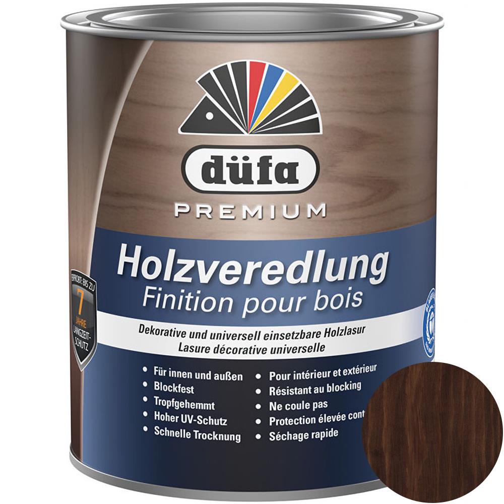 düfa Premium Holzveredlung PALISANDER 2,5 L Holzlasur Holzschutz Schutzlasur