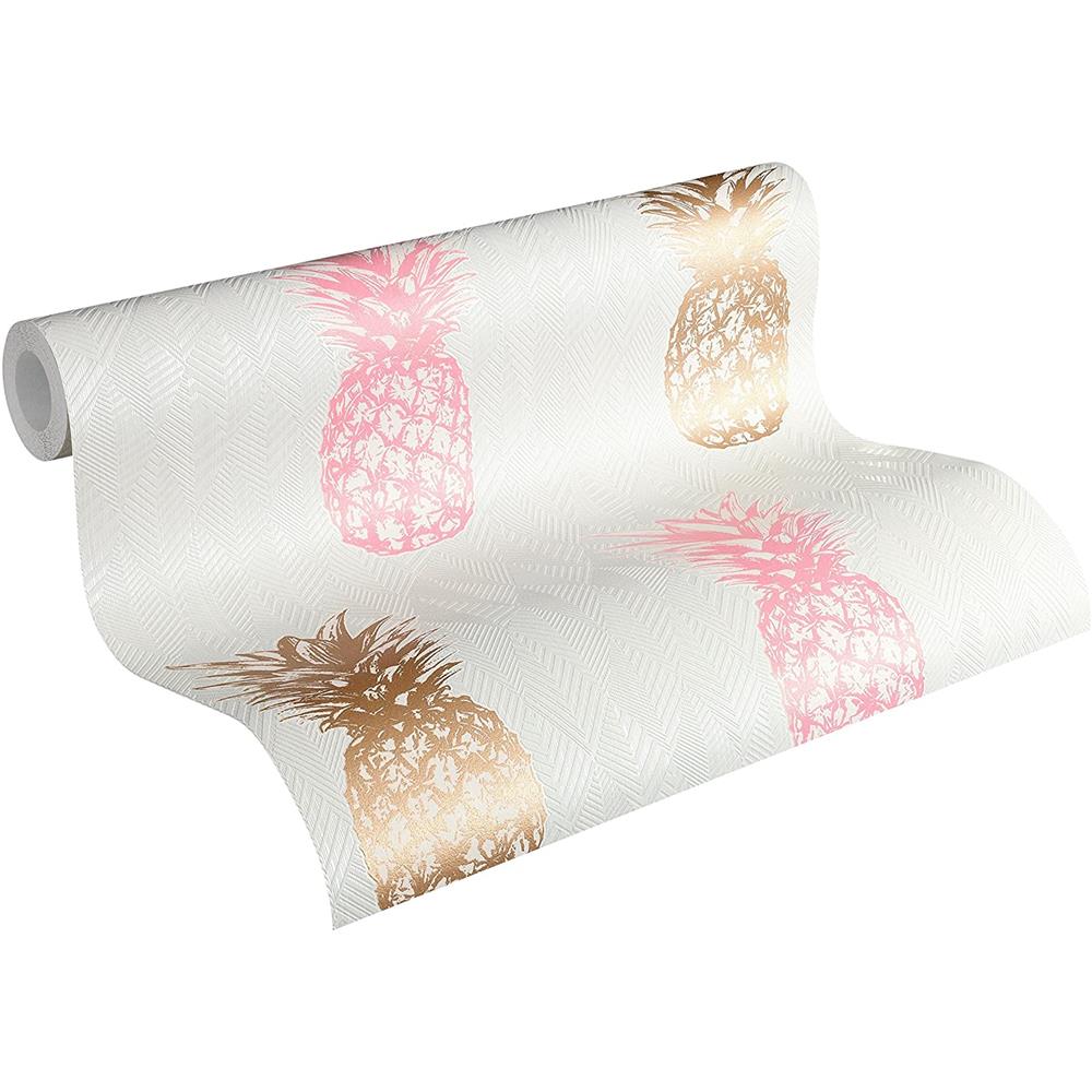 A.S. Création Vliestapete Mustertapete Club Tropicana Ananas